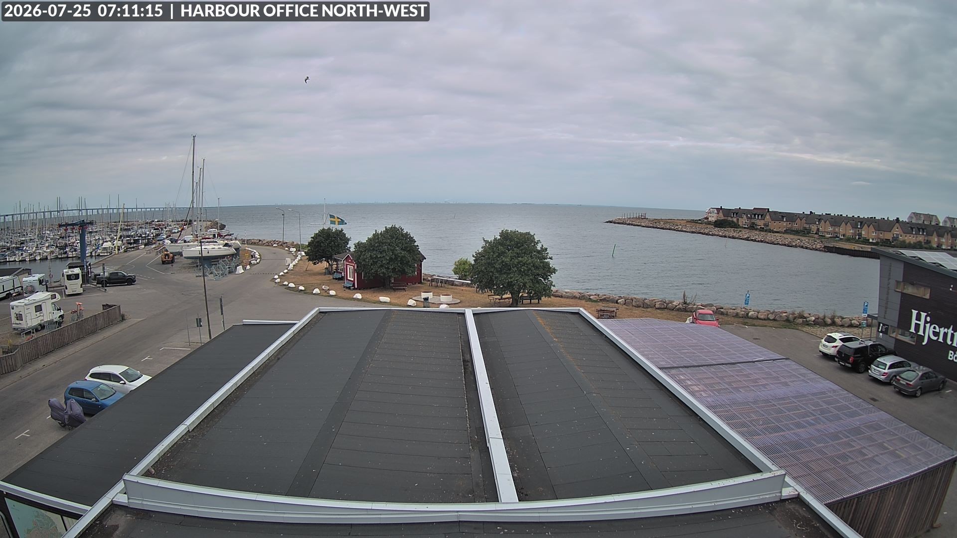 Archived image Webcam Harbor Malmö Limhamns