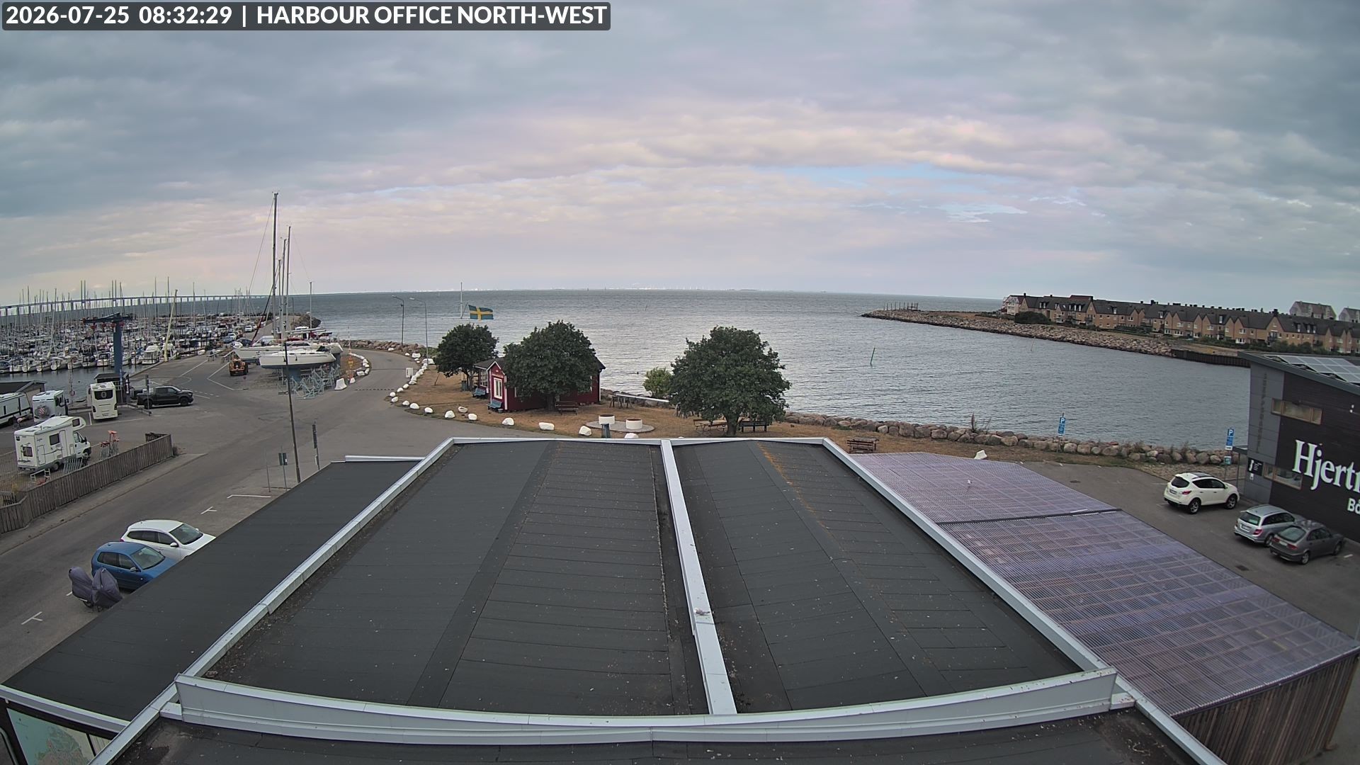 Archived image Webcam Harbor Malmö Limhamns