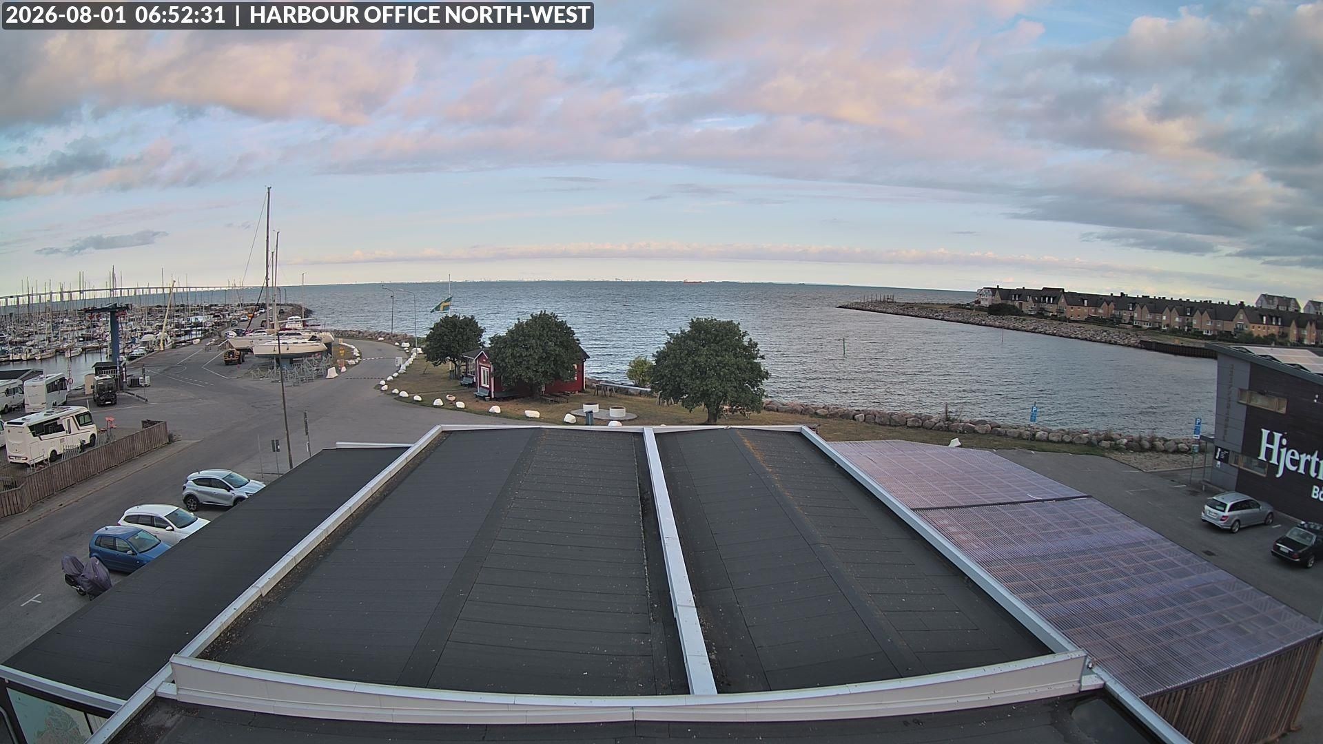 Archiv Foto Webcam Malmö Hafen Nord West