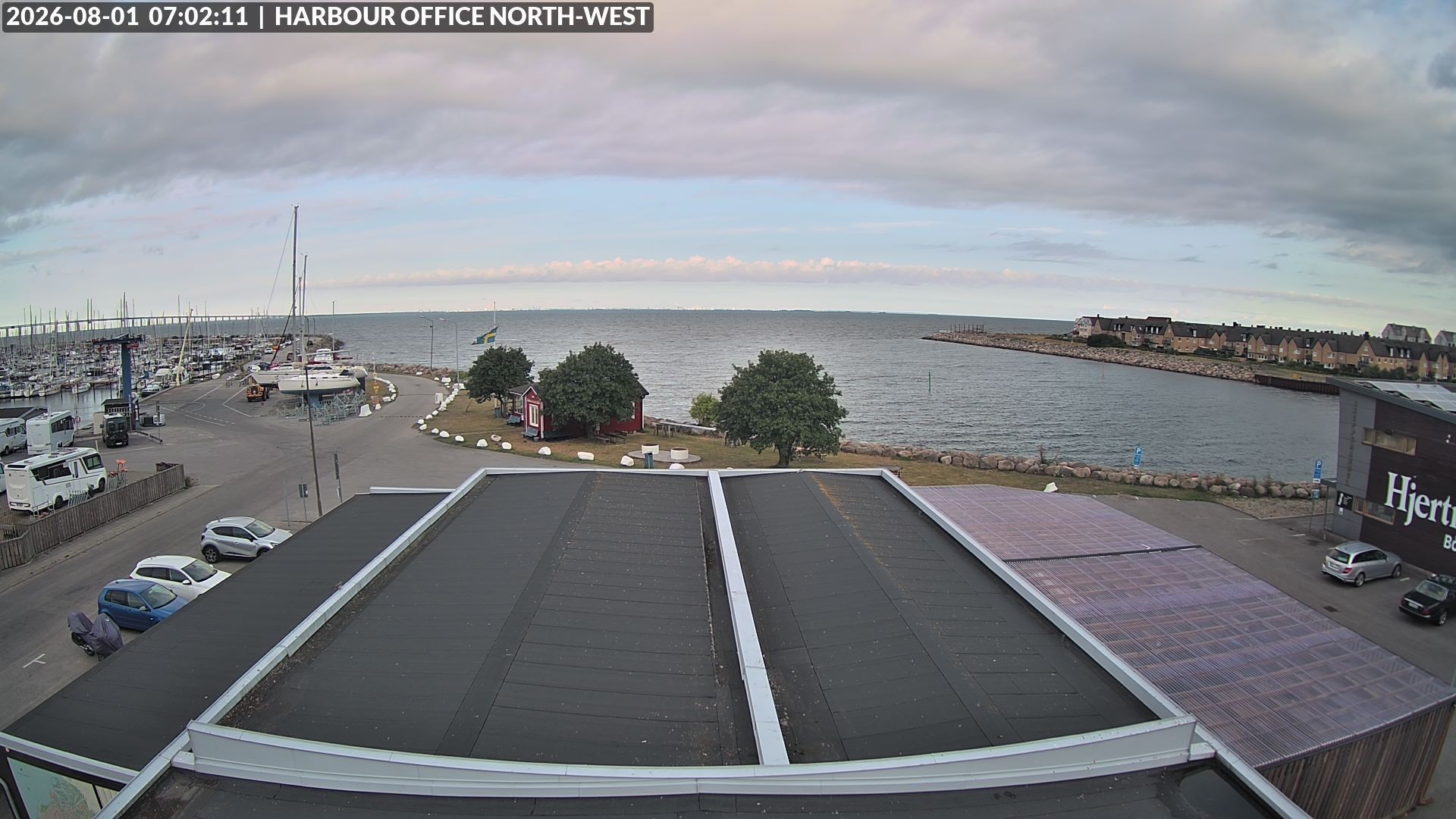 Archiv Foto Webcam Malmö Hafen Nord West