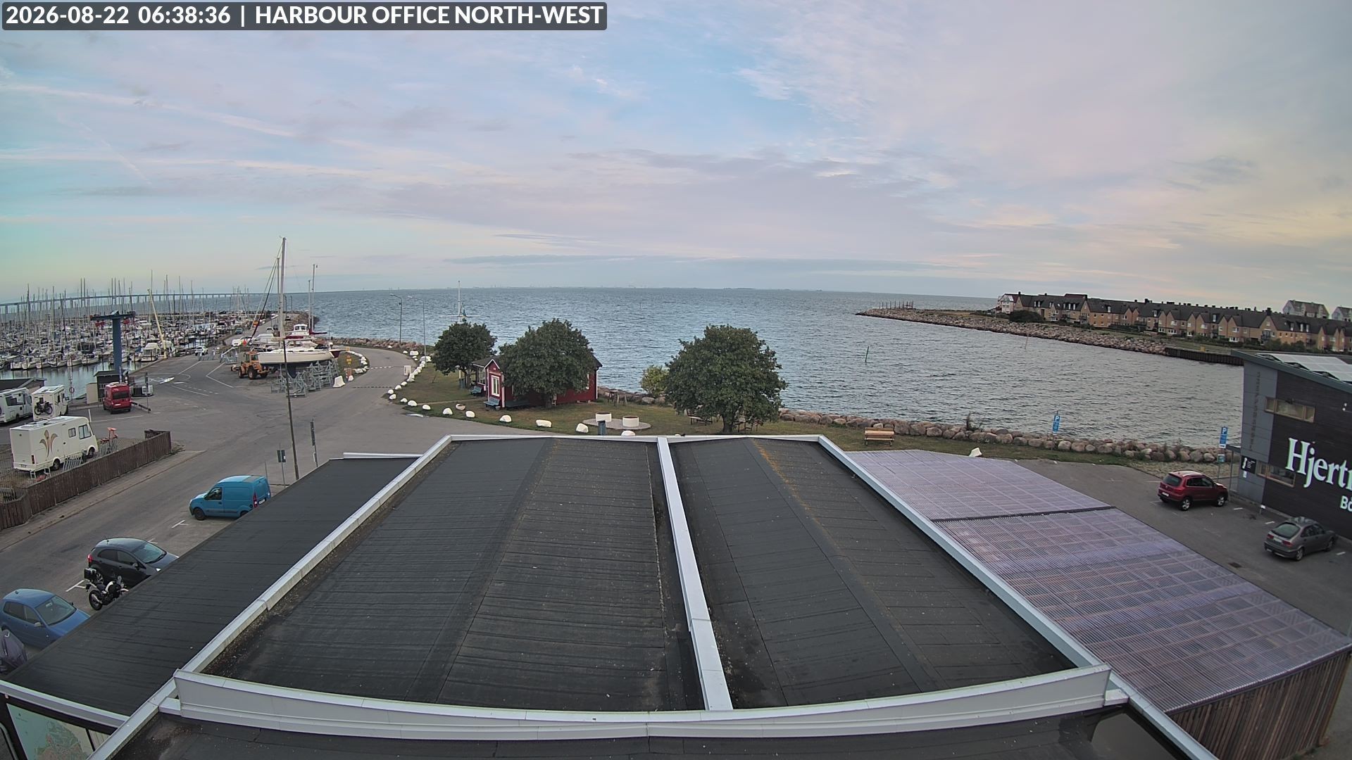 Archiv Foto Webcam Malmö Hafen Nord West