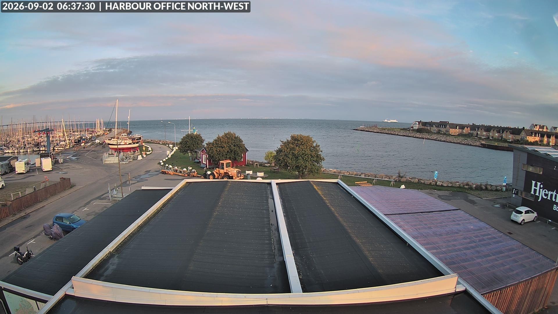 Archiv Foto Webcam Malmö Hafen Nord West