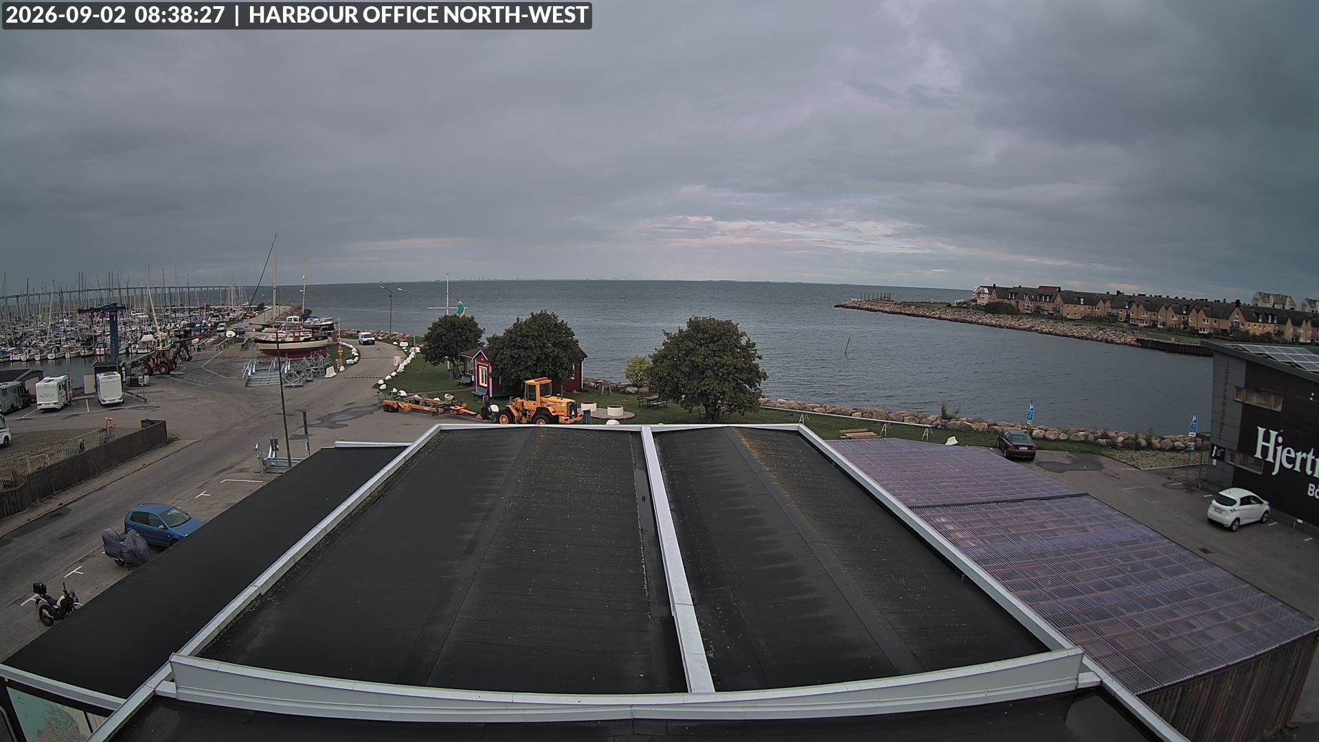 Archiv Foto Webcam Malmö Hafen Nord West