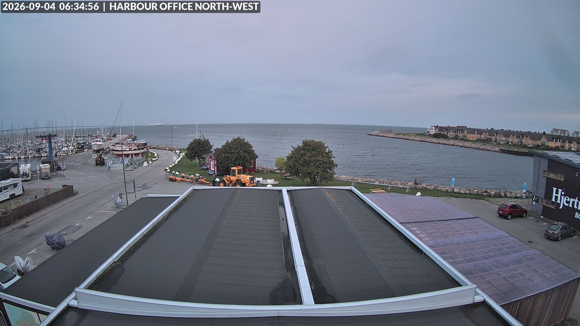 Archiv Foto Webcam Malmö Hafen Nord West