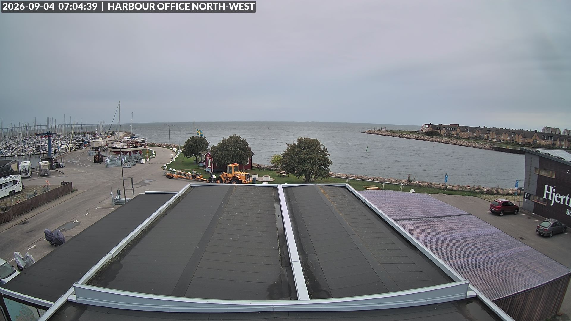 Archiv Foto Webcam Malmö Hafen Nord West