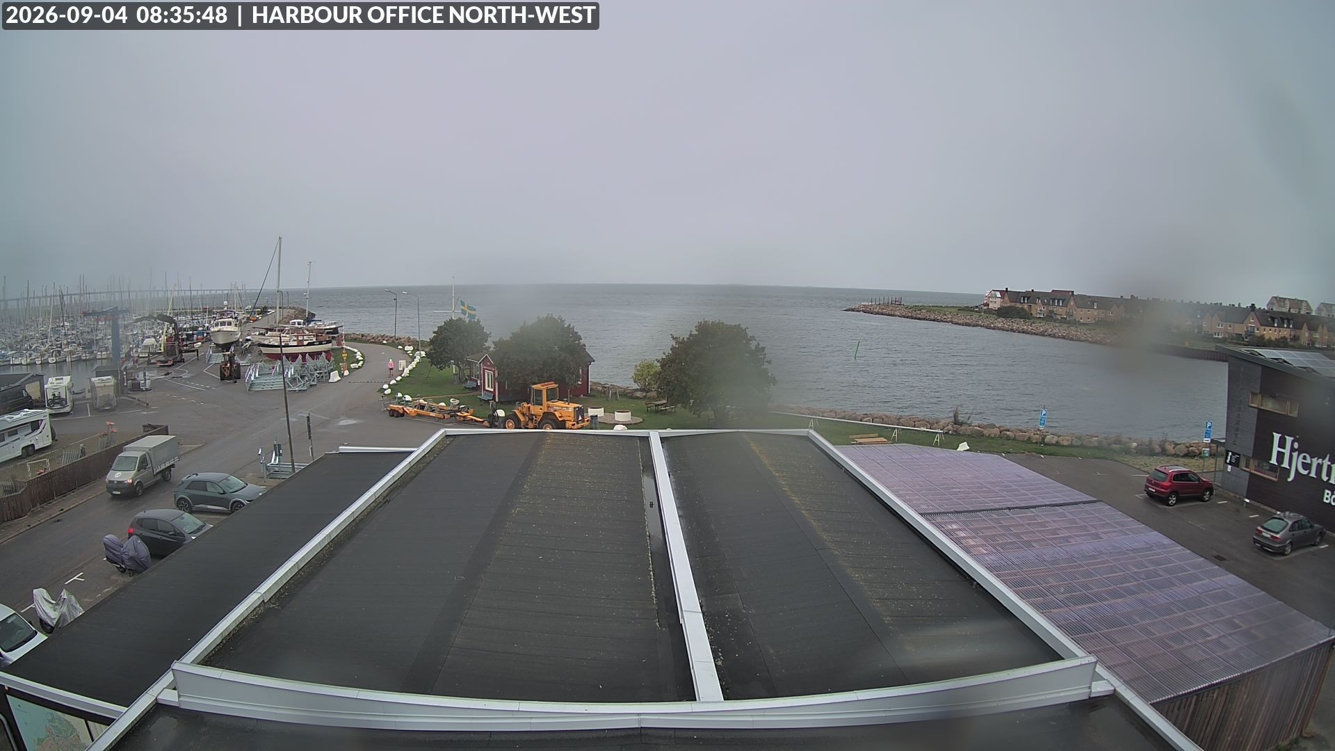 Archiv Foto Webcam Malmö Hafen Nord West