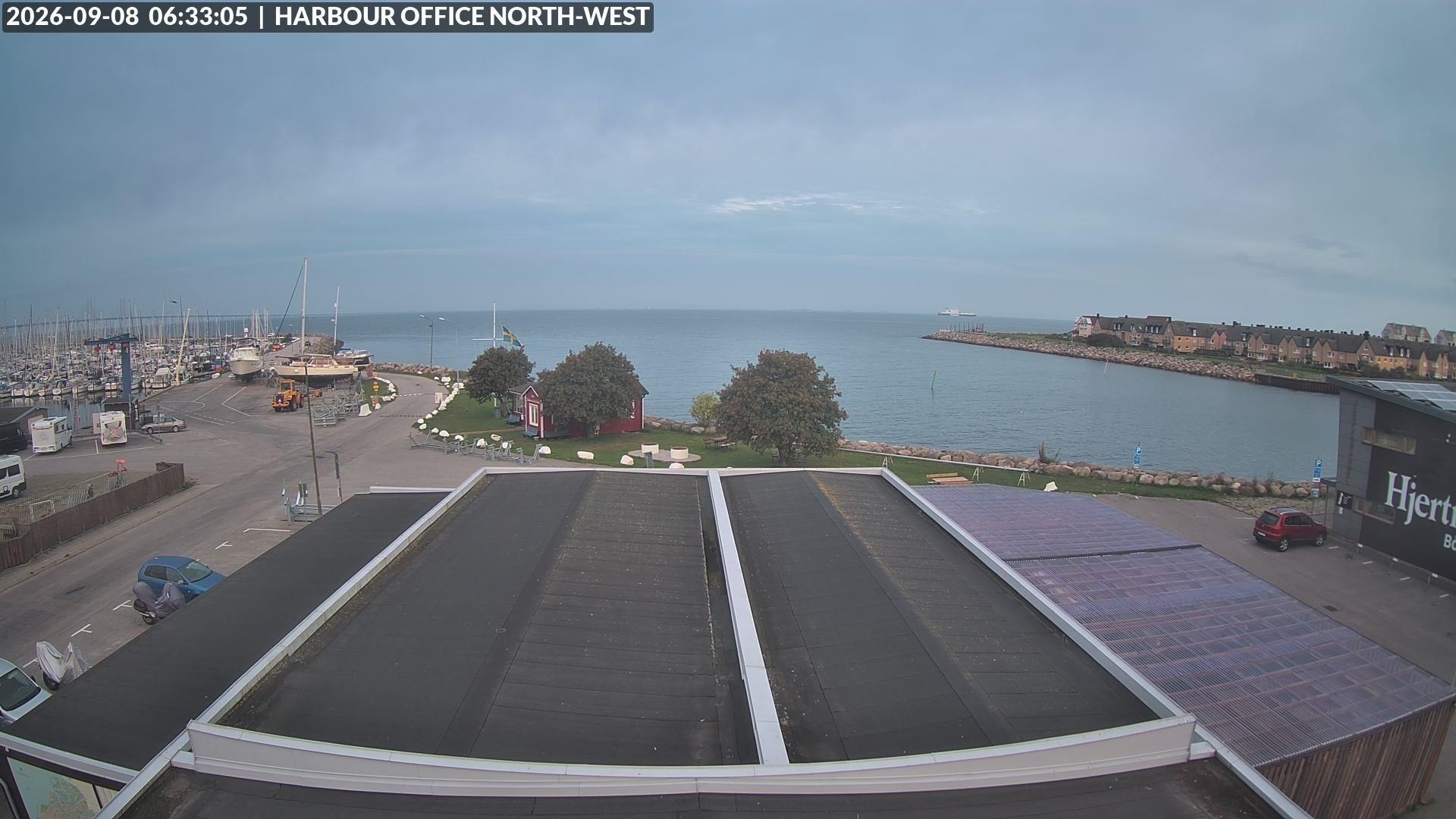 Archived image Webcam Harbor Malmö Limhamns