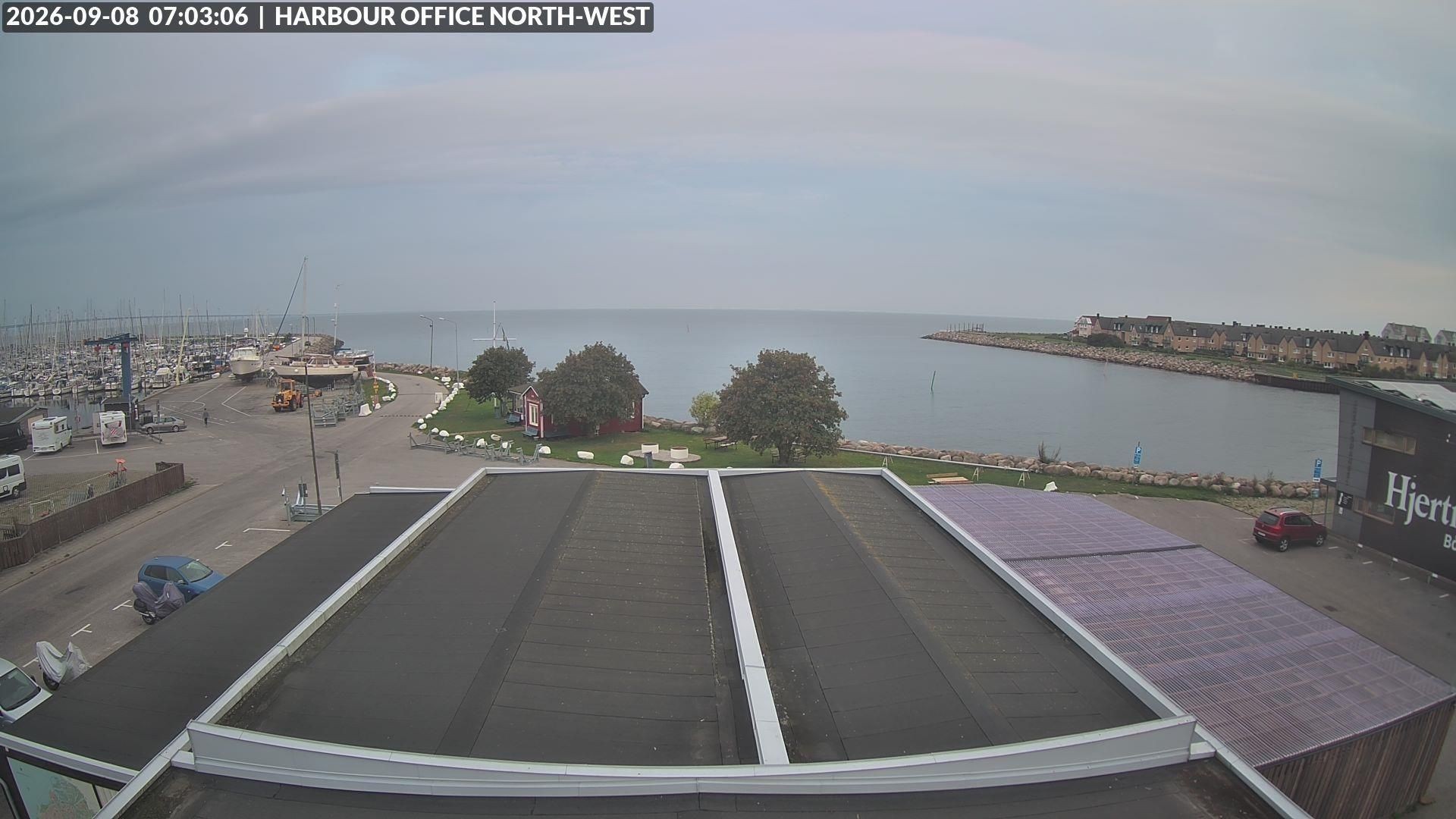 Archived image Webcam Harbor Malmö Limhamns