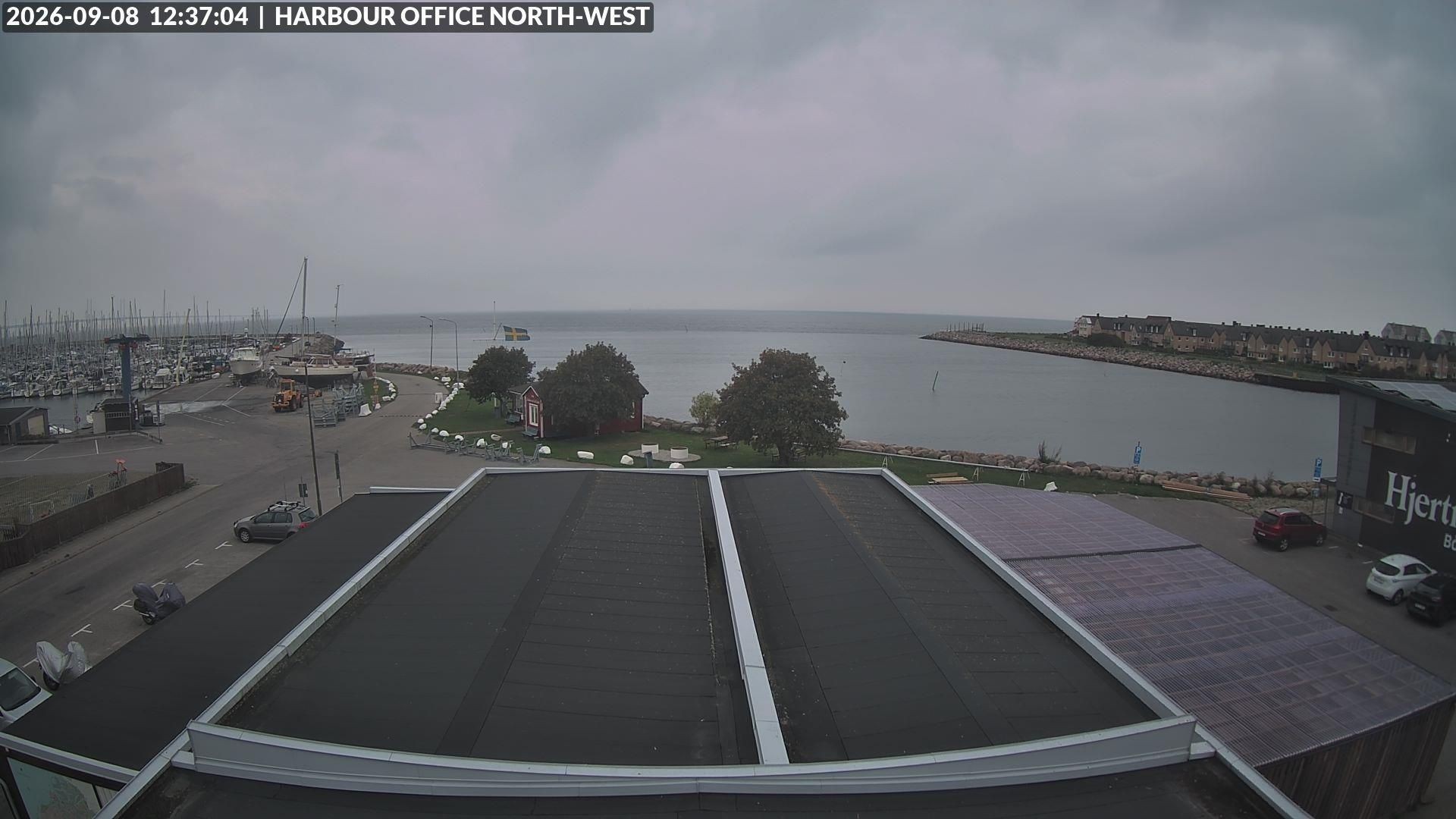 Archived image Webcam Harbor Malmö Limhamns