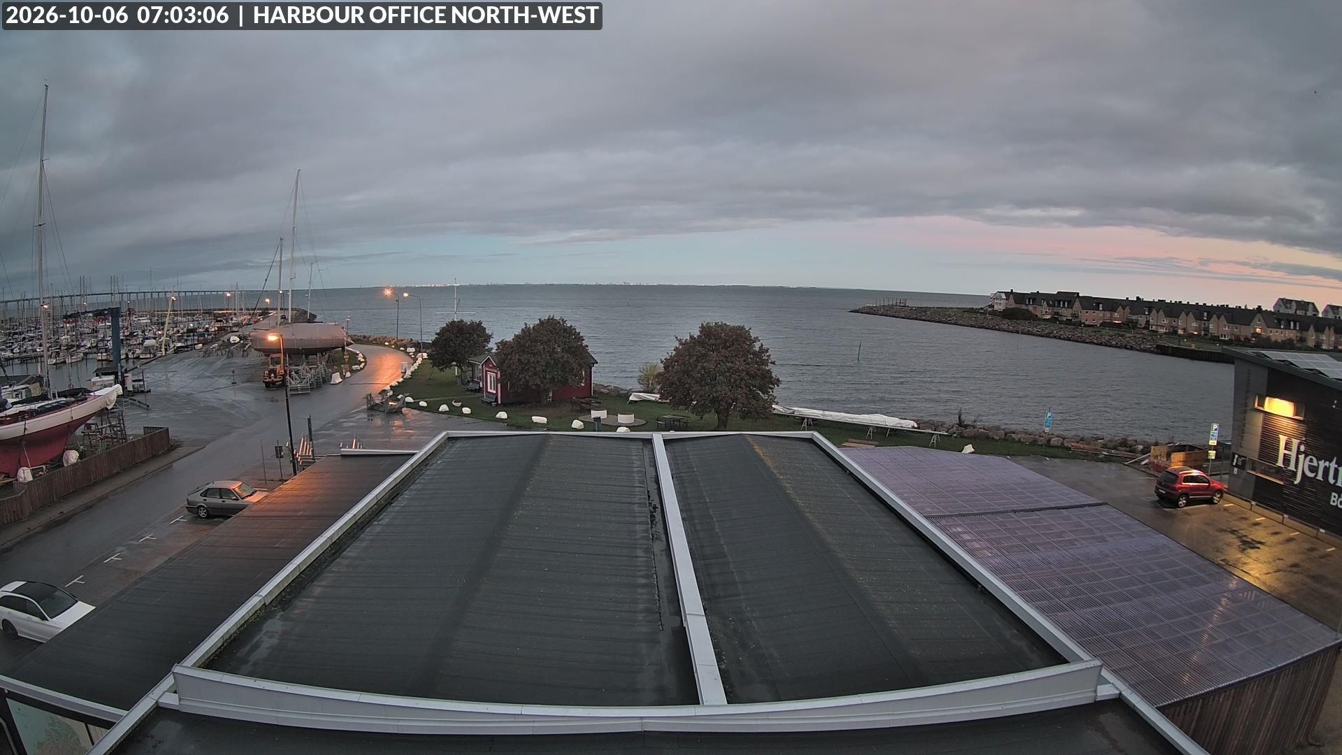 Archiv Foto Webcam Malmö Hafen Nord West