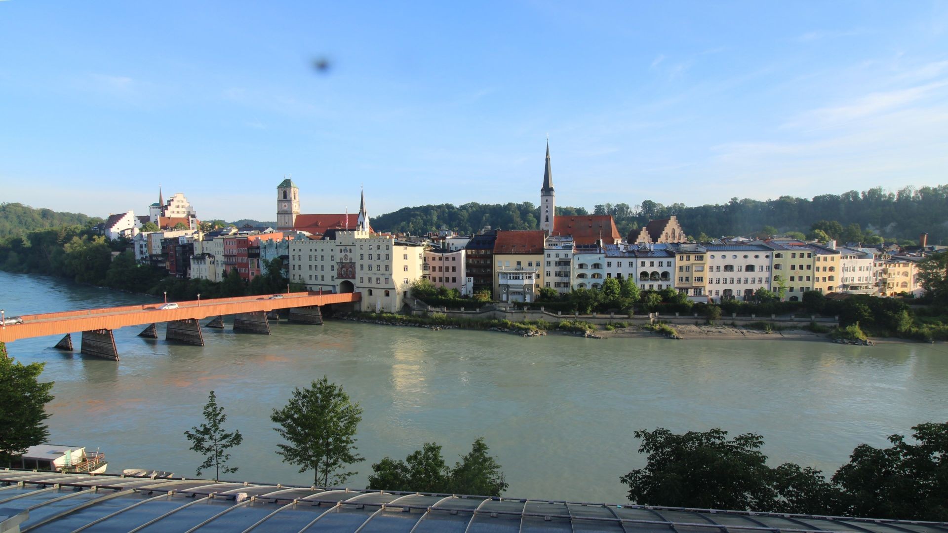 Archived image Webcam Brucktor and Rote Brücke Wasserburg am Inn