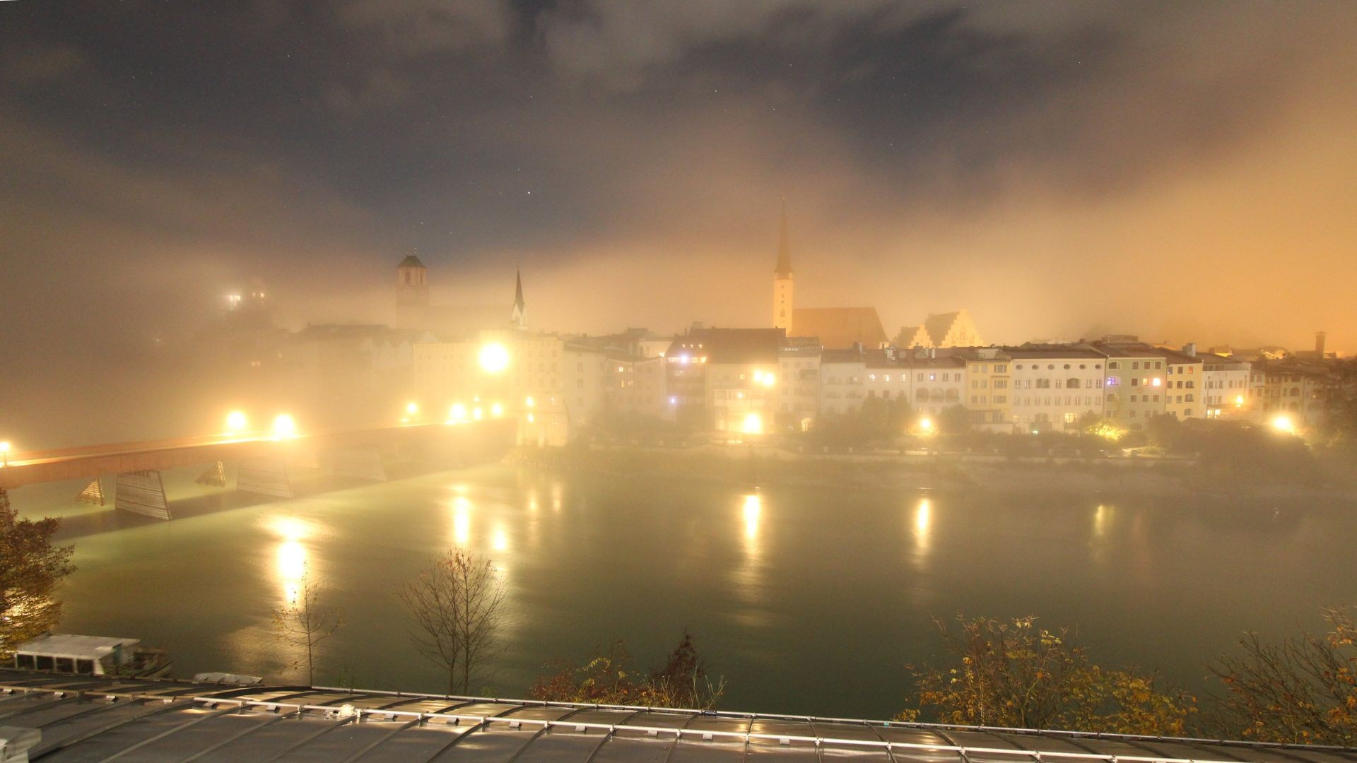 Archiv Foto Webcam Rote Brücke und Brucktor Wasserburg am Inn