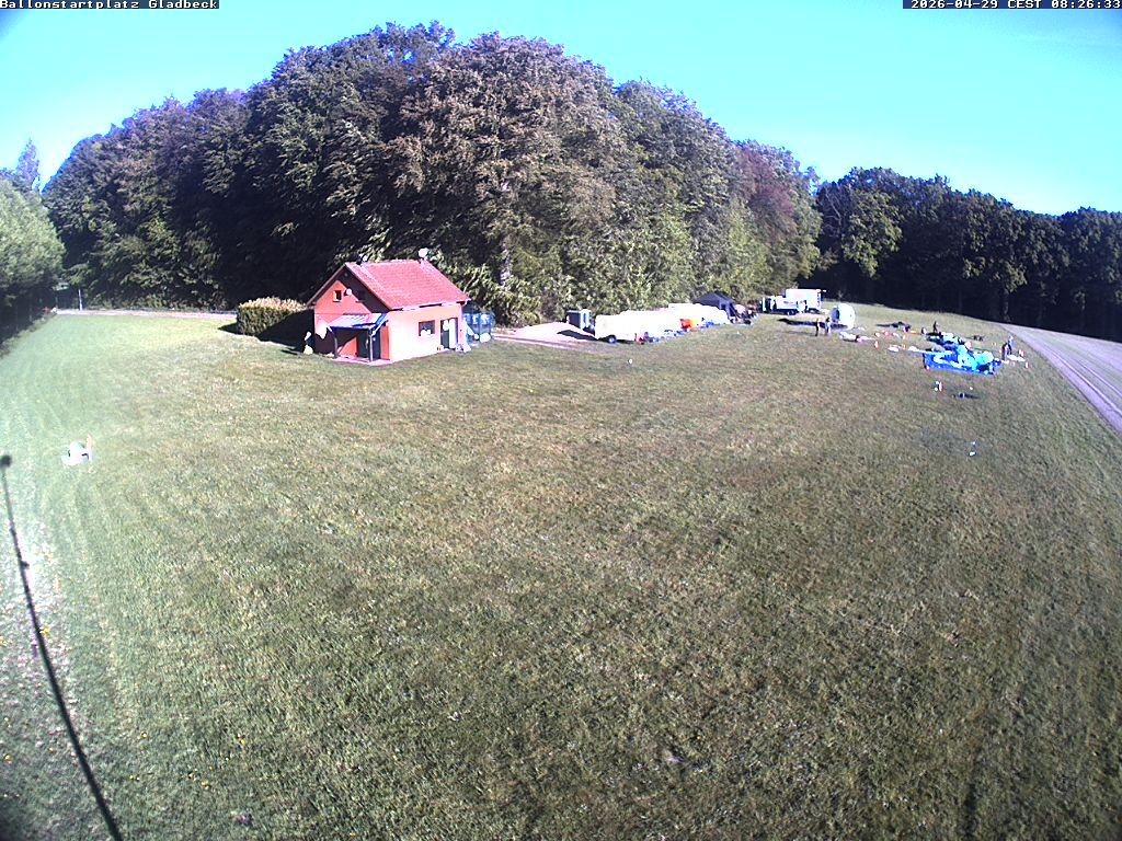 Archived image Webcam South Gladbeck Balloon launch site