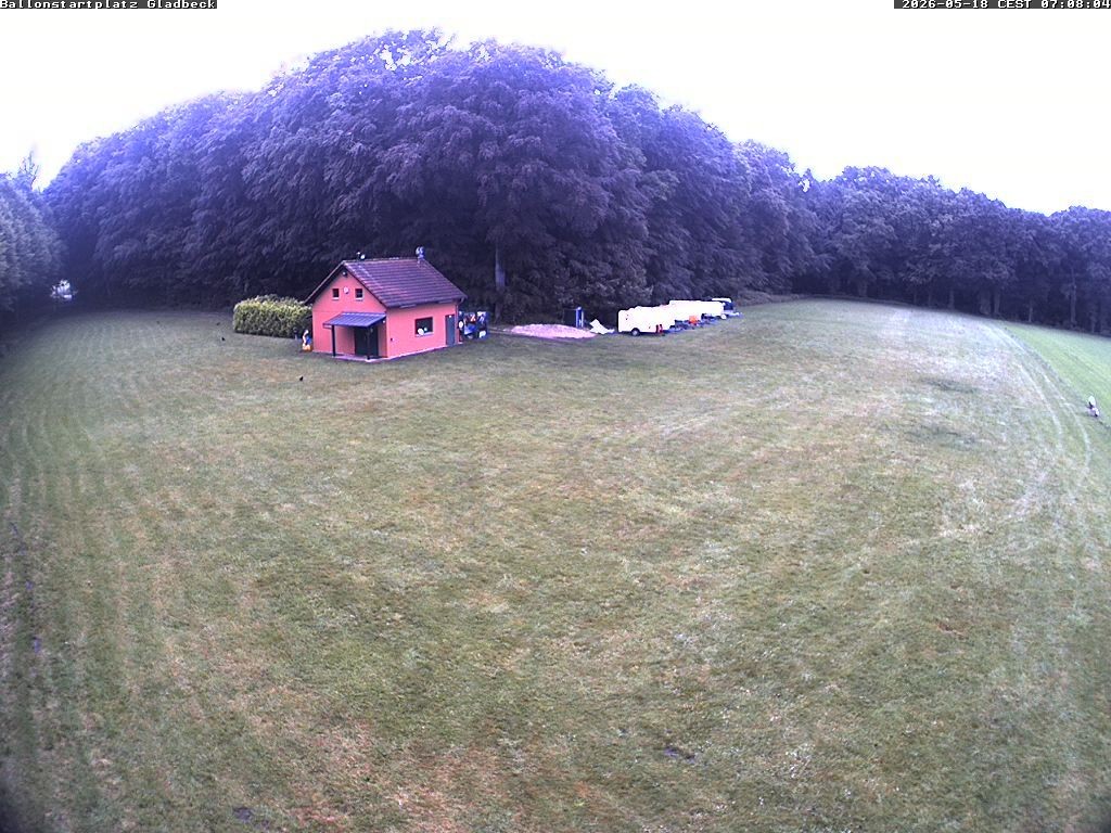 Archived image Webcam South Gladbeck Balloon launch site