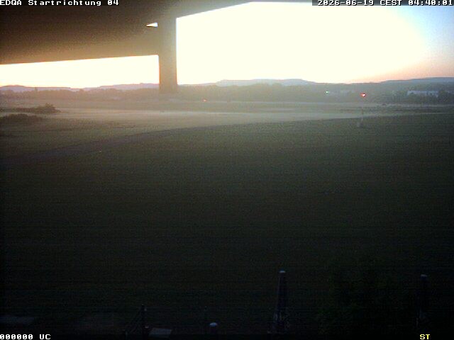 Archiv Foto Webcam Flugplatz Bamberg-Breitenau Startbahn