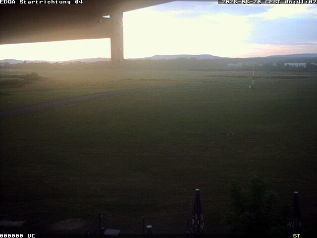 Archiv Foto Webcam Flugplatz Bamberg-Breitenau Startbahn
