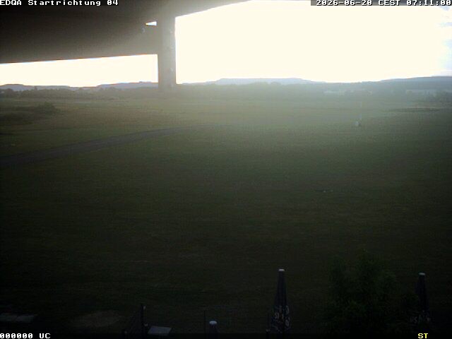 Archiv Foto Webcam Flugplatz Bamberg-Breitenau Startbahn