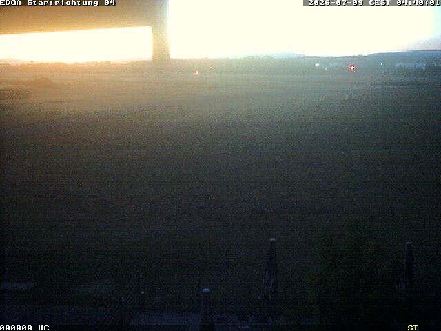 Archiv Foto Webcam Flugplatz Bamberg-Breitenau Startbahn