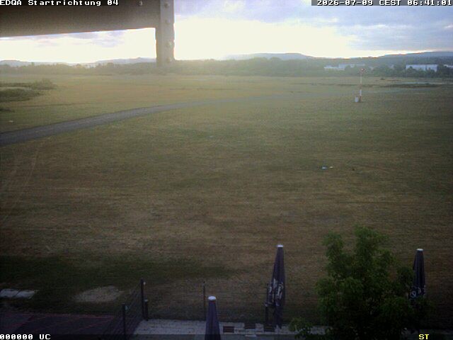 Archiv Foto Webcam Flugplatz Bamberg-Breitenau Startbahn