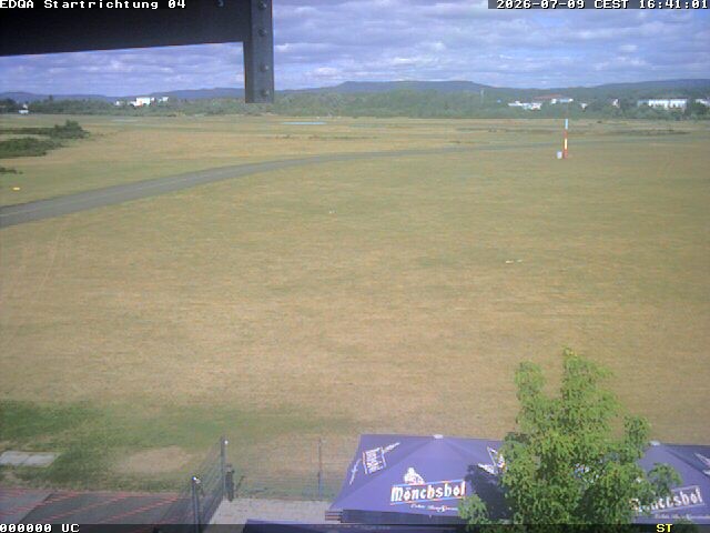 Archiv Foto Webcam Flugplatz Bamberg-Breitenau Startbahn