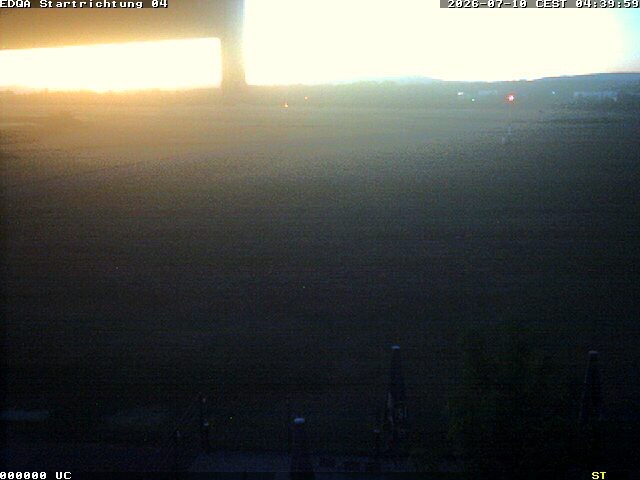 Archiv Foto Webcam Flugplatz Bamberg-Breitenau Startbahn