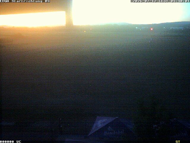 Archiv Foto Webcam Flugplatz Bamberg-Breitenau Startbahn
