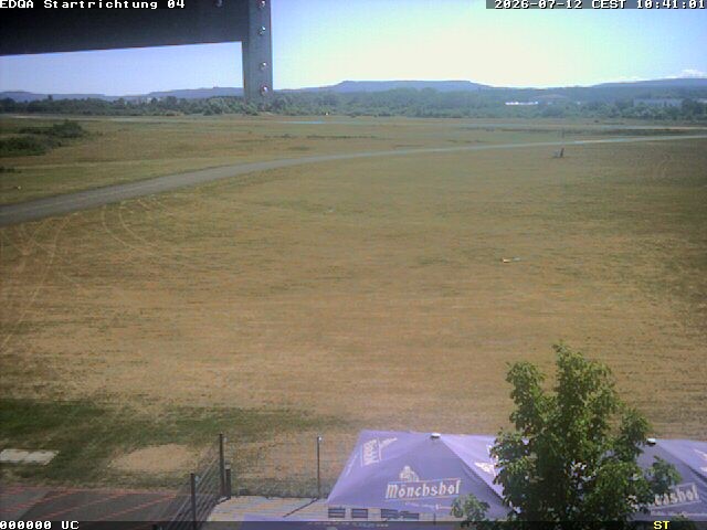 Archiv Foto Webcam Flugplatz Bamberg-Breitenau Startbahn