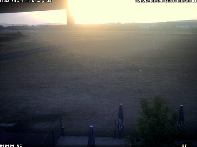 Archiv Foto Webcam Flugplatz Bamberg-Breitenau Startbahn