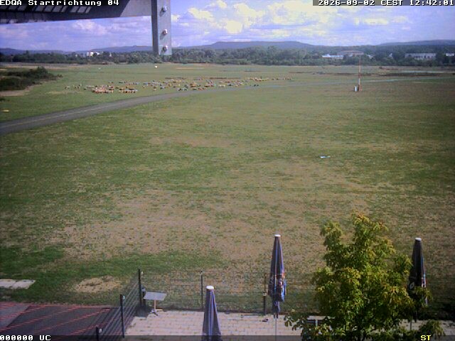 Archiv Foto Webcam Flugplatz Bamberg-Breitenau Startbahn