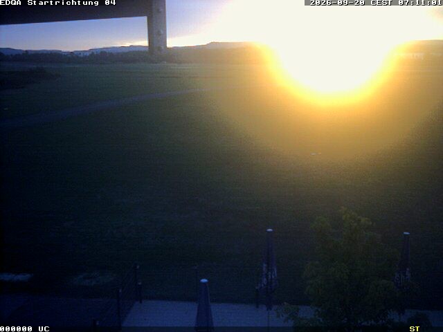 Archiv Foto Webcam Flugplatz Bamberg-Breitenau Startbahn