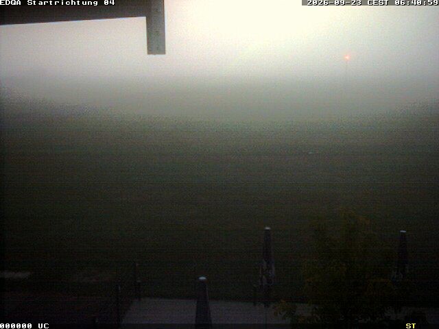 Archiv Foto Webcam Flugplatz Bamberg-Breitenau Startbahn