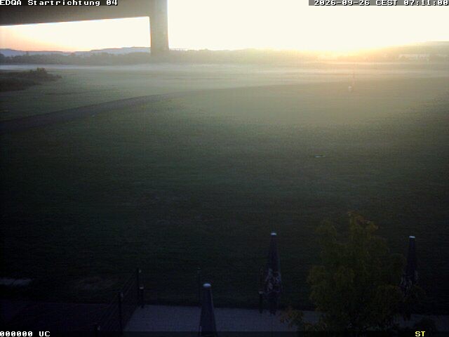 Archiv Foto Webcam Flugplatz Bamberg-Breitenau Startbahn