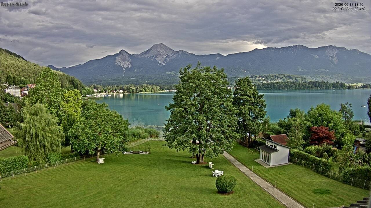 Archiv Foto Faaker See Webcam Nordostufer