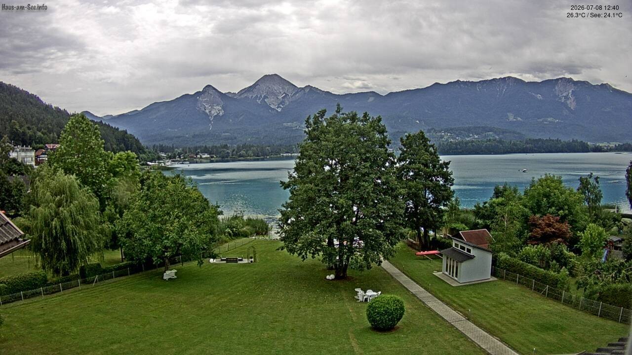 Archiv Foto Faaker See Webcam Nordostufer