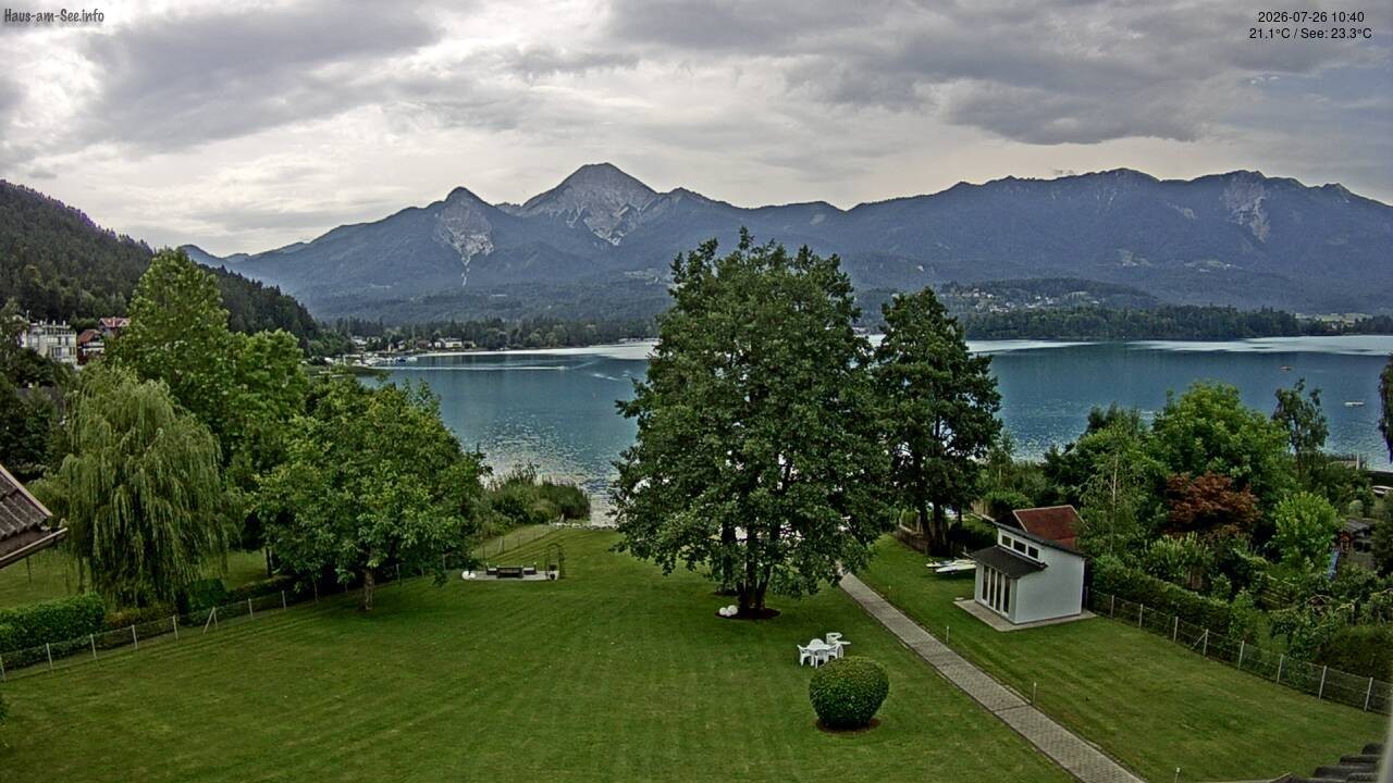 Archiv Foto Faaker See Webcam Nordostufer
