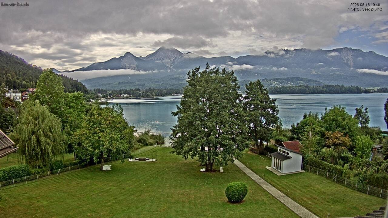 Archiv Foto Faaker See Webcam Nordostufer