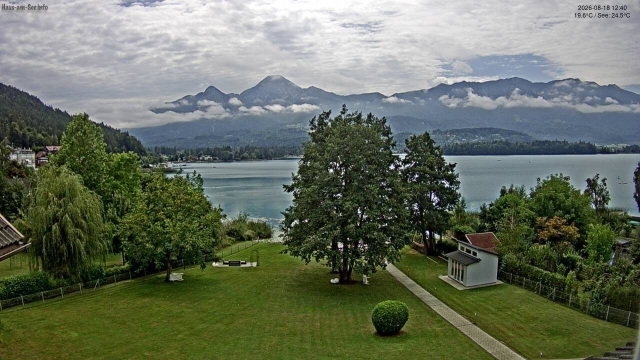 Archiv Foto Faaker See Webcam Nordostufer