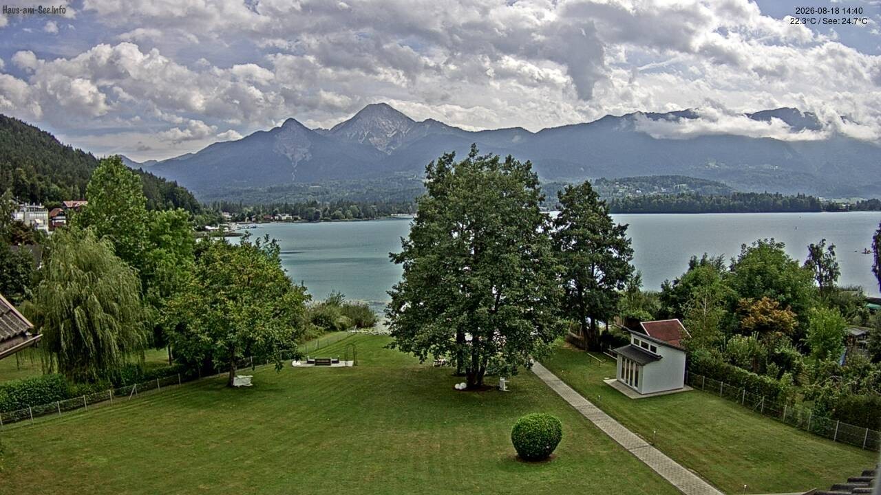 Archiv Foto Faaker See Webcam Nordostufer
