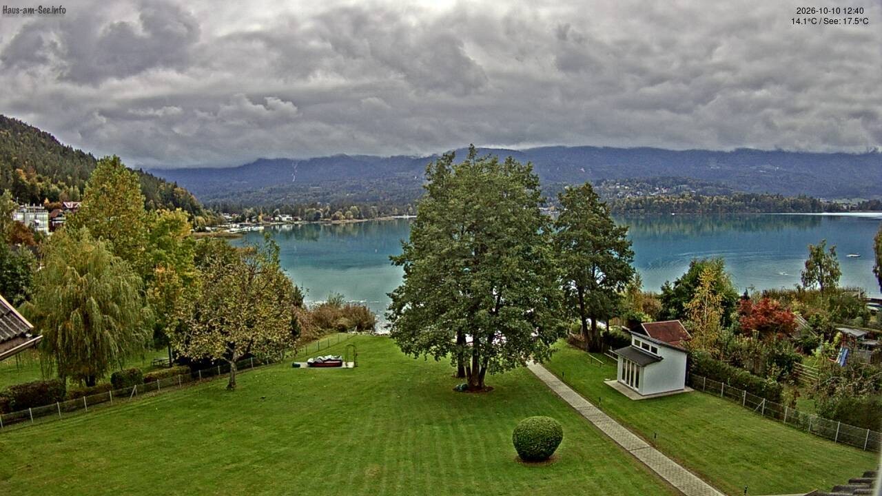 Archived image Lake Faaker See Webcam – North-East Shore