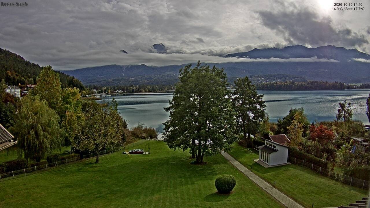 Archived image Lake Faaker See Webcam – North-East Shore