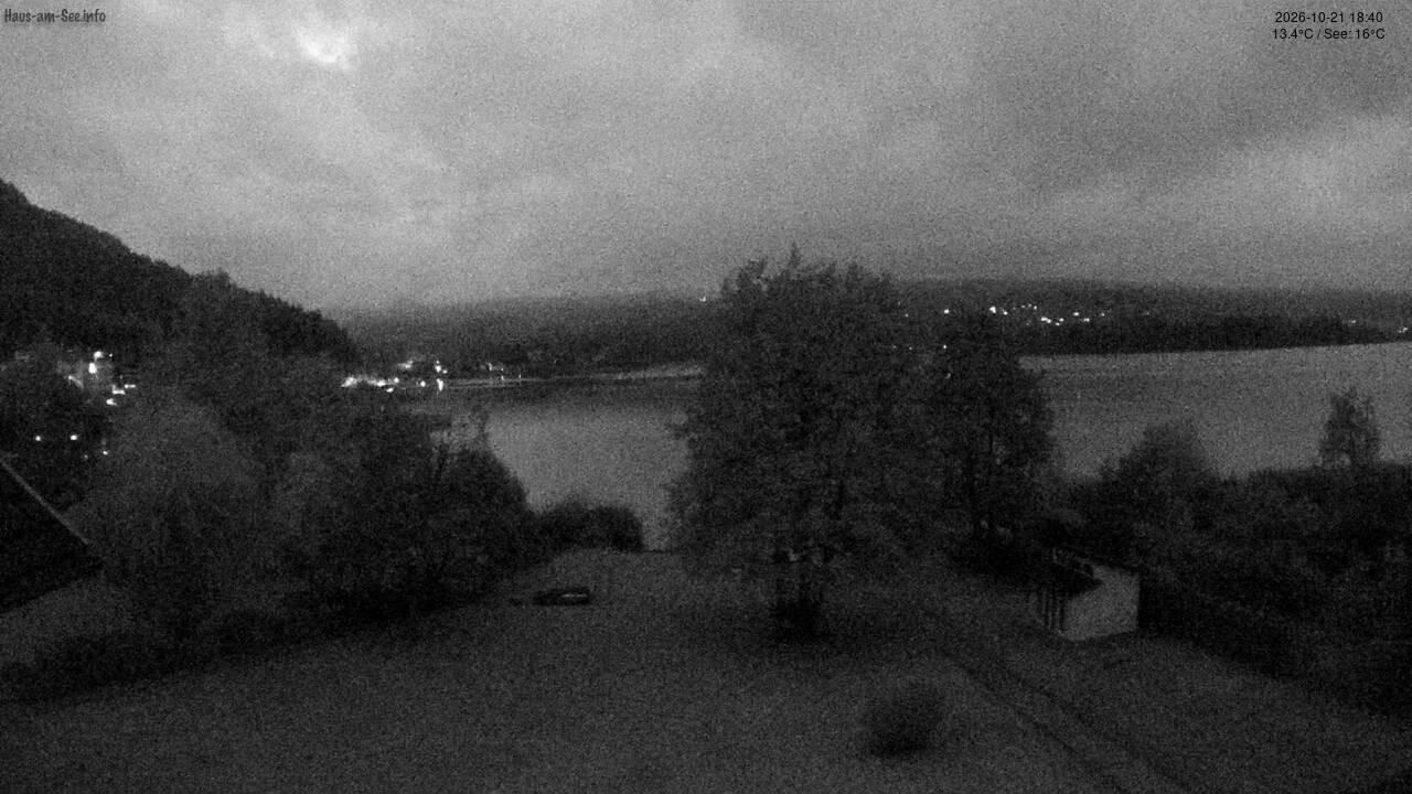 Archiv Foto Faaker See Webcam Nordostufer