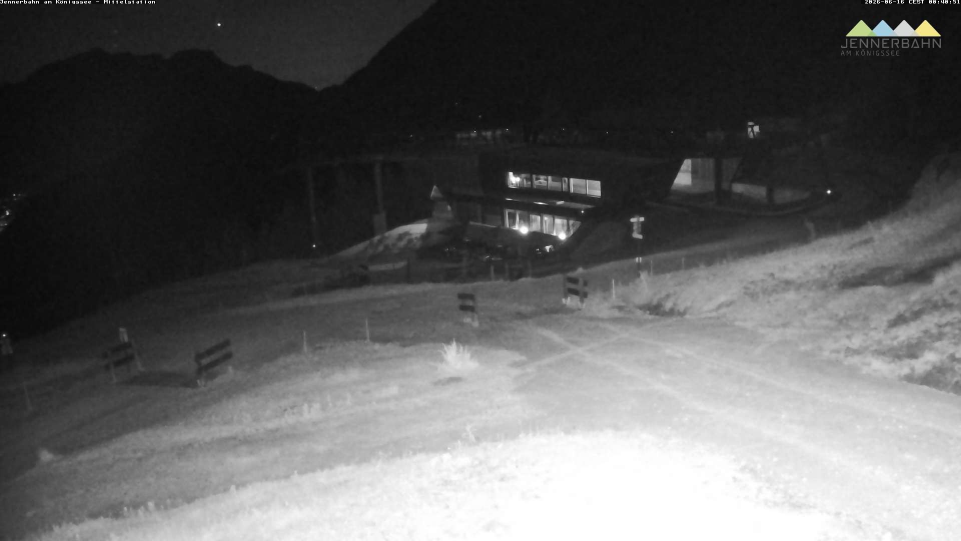 Archiv Foto Webcam Königssee: Jennerbahn Mittelstation