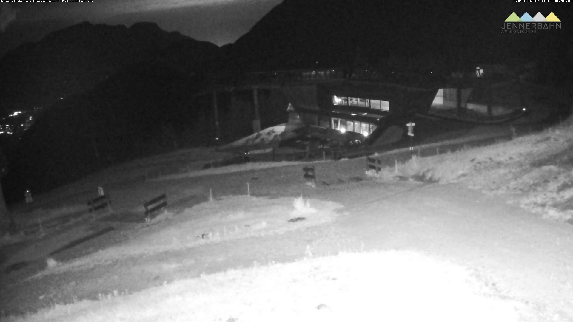Archiv Foto Webcam Königssee: Jennerbahn Mittelstation
