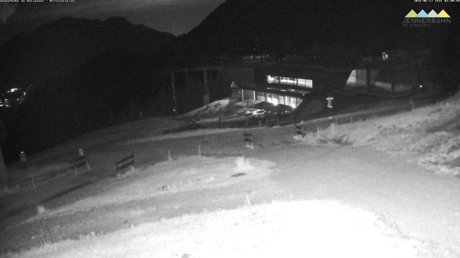 Archiv Foto Webcam Königssee: Jennerbahn Mittelstation