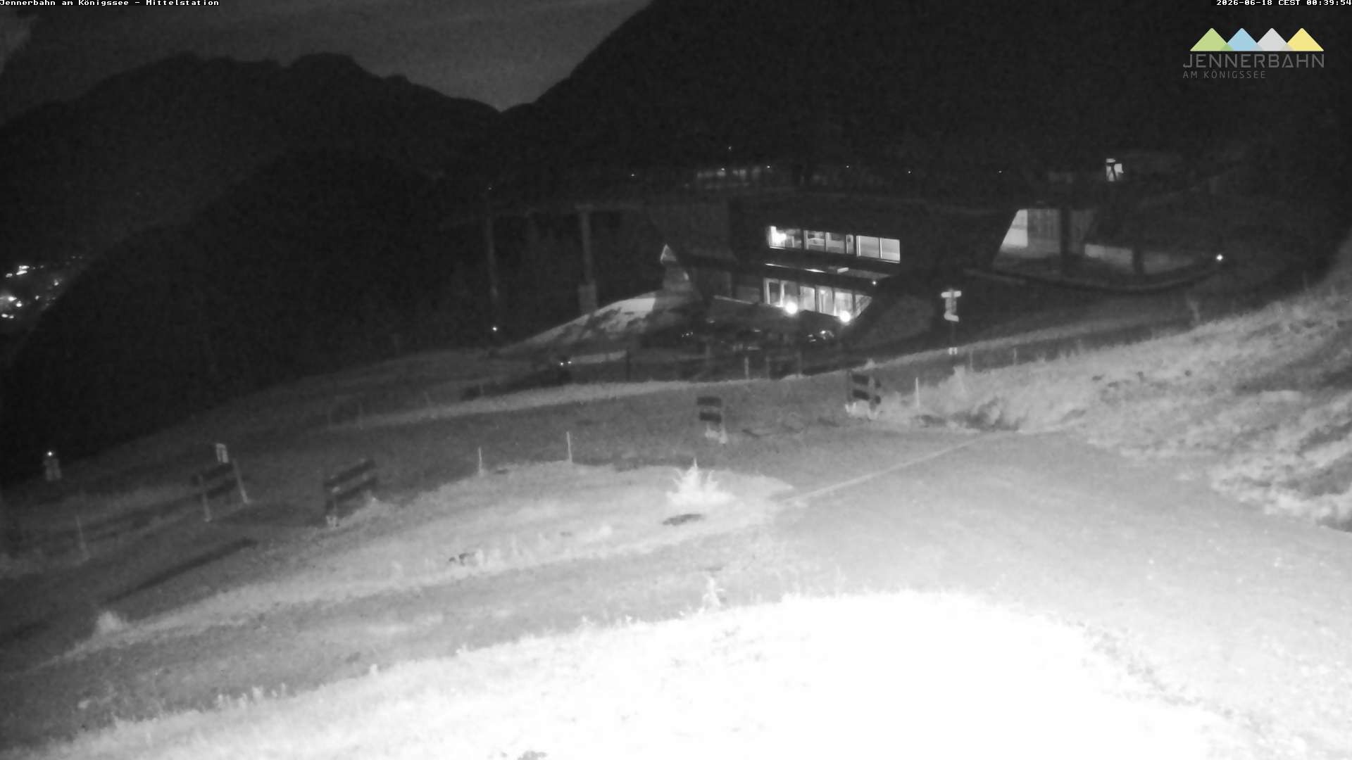 Archiv Foto Webcam Königssee: Jennerbahn Mittelstation