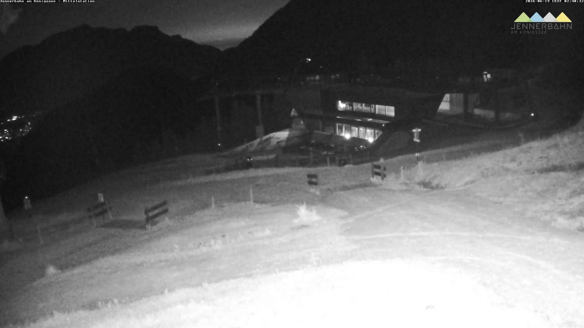 Archiv Foto Webcam Königssee: Jennerbahn Mittelstation