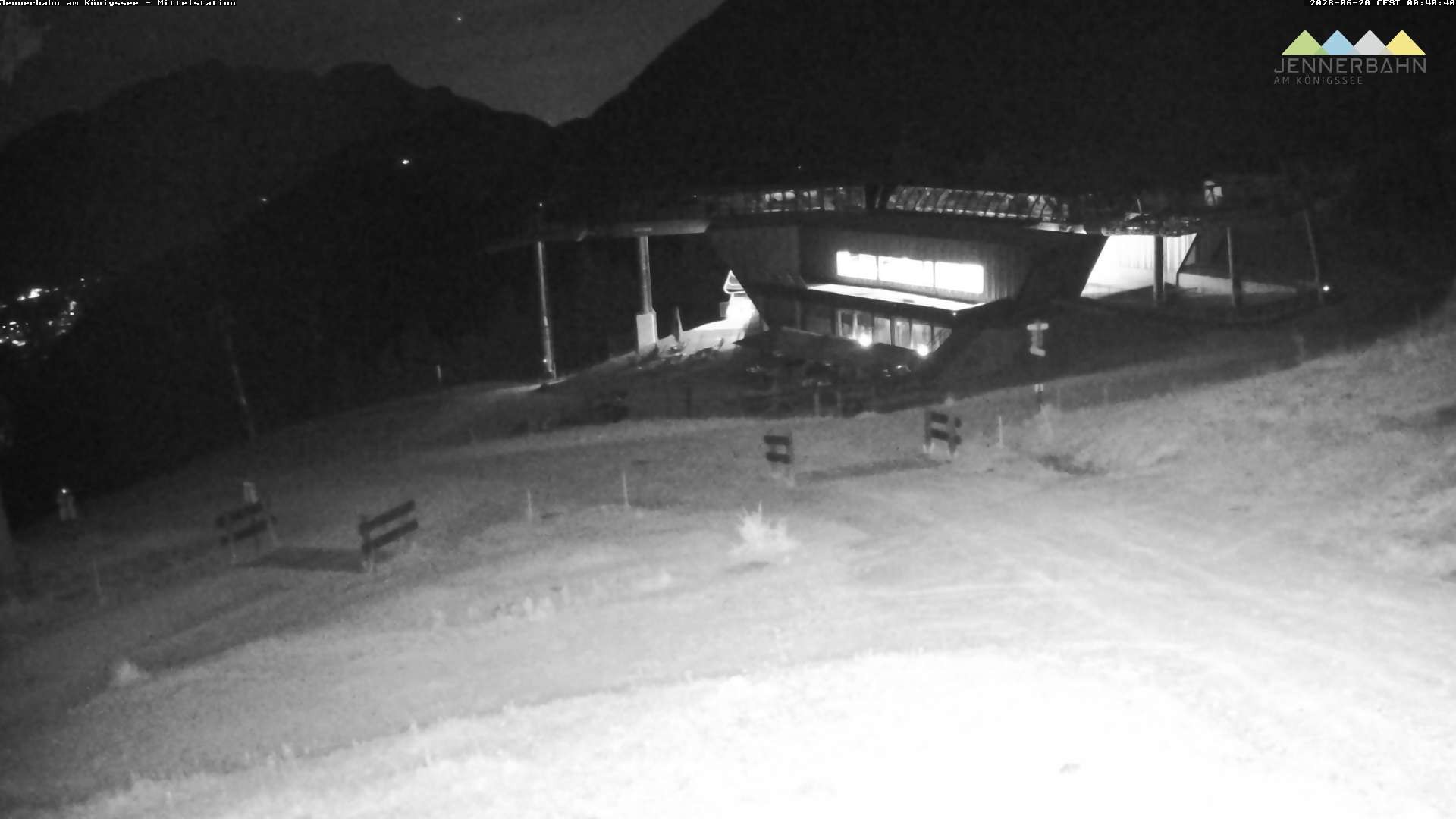 Archiv Foto Webcam Königssee: Jennerbahn Mittelstation