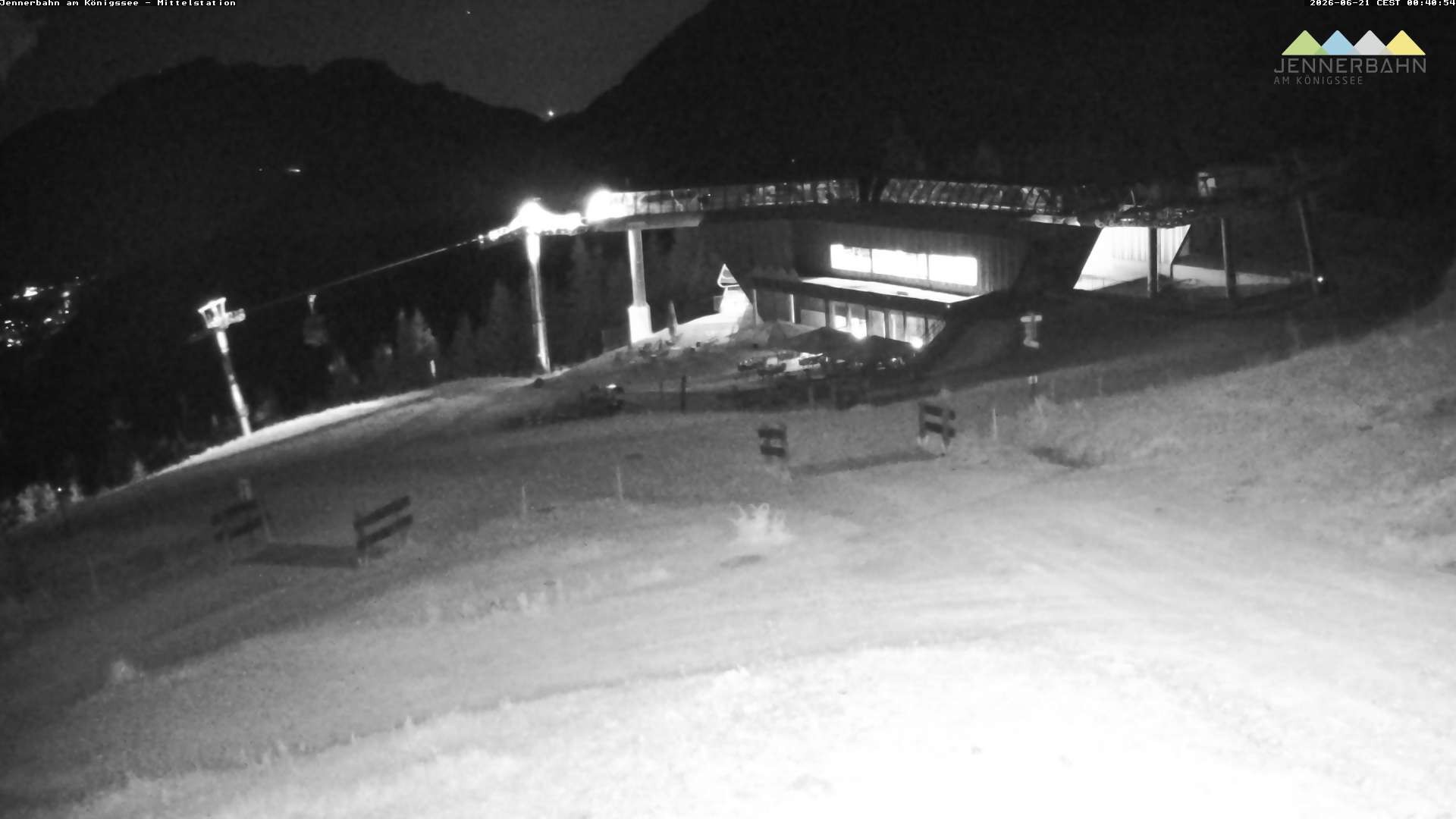 Archiv Foto Webcam Königssee: Jennerbahn Mittelstation