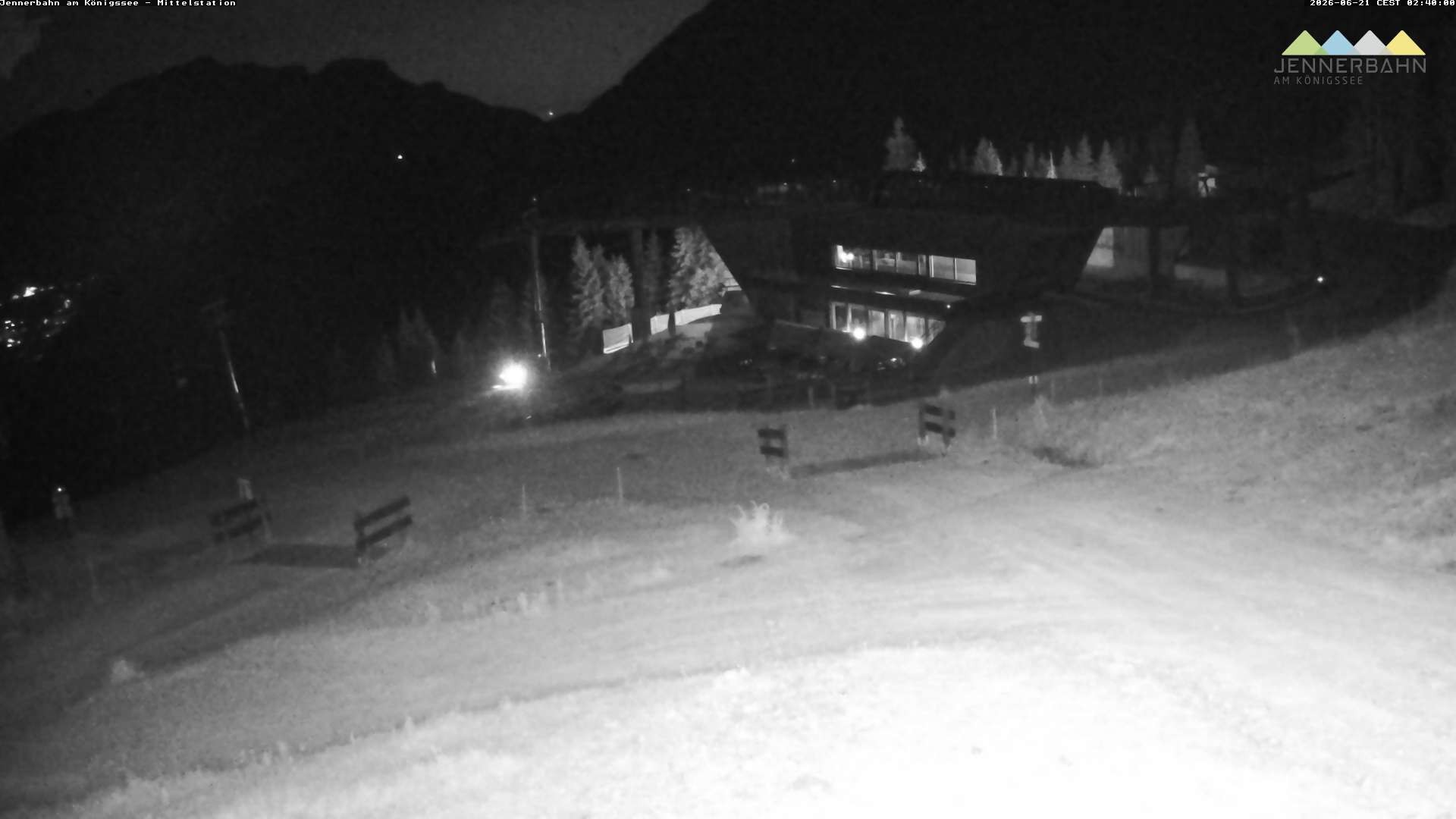 Archiv Foto Webcam Königssee: Jennerbahn Mittelstation