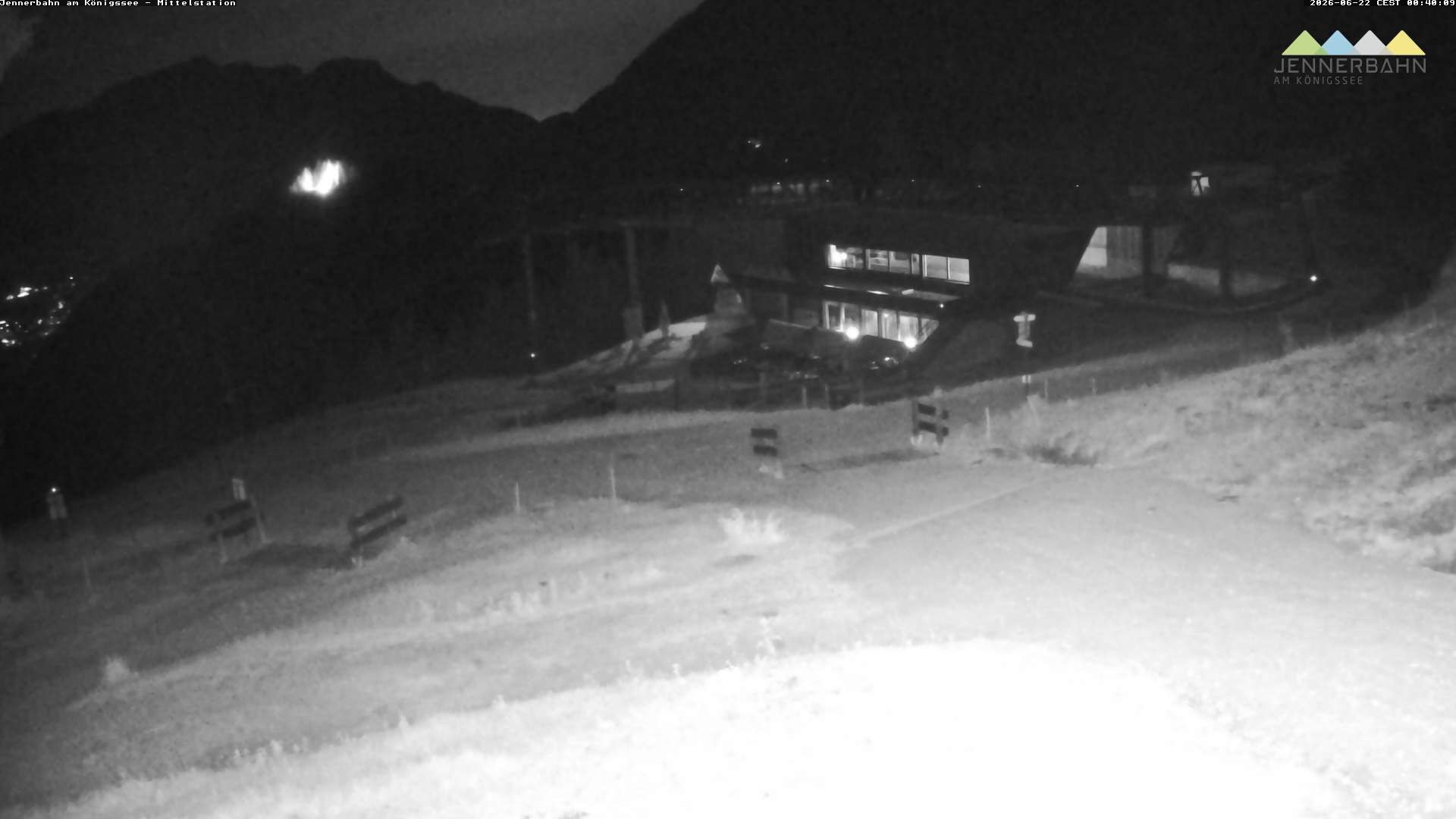 Archiv Foto Webcam Königssee: Jennerbahn Mittelstation